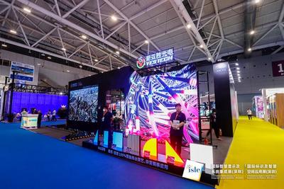 直击深圳ISLE现场，新亚胜光电展位成超燃打卡点！LED屏租赁新体验引爆展会